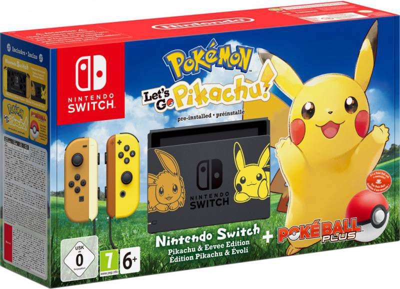 Let's go pikachu hot sale with pokeball plus